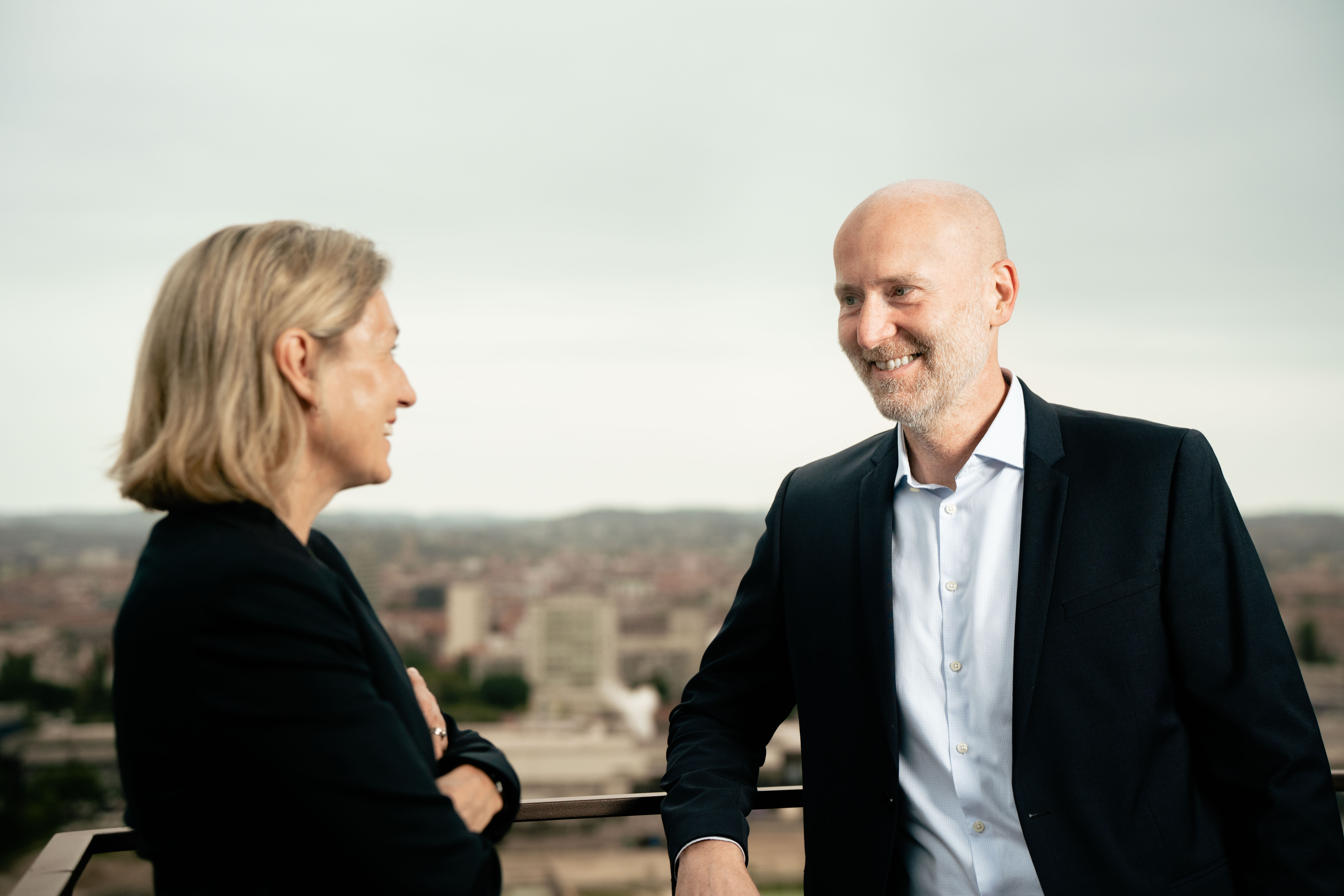 STSW Geschäftsführung @ Fabian Hasler Birgit Leinich und Harald Brandstetter im Gespräch