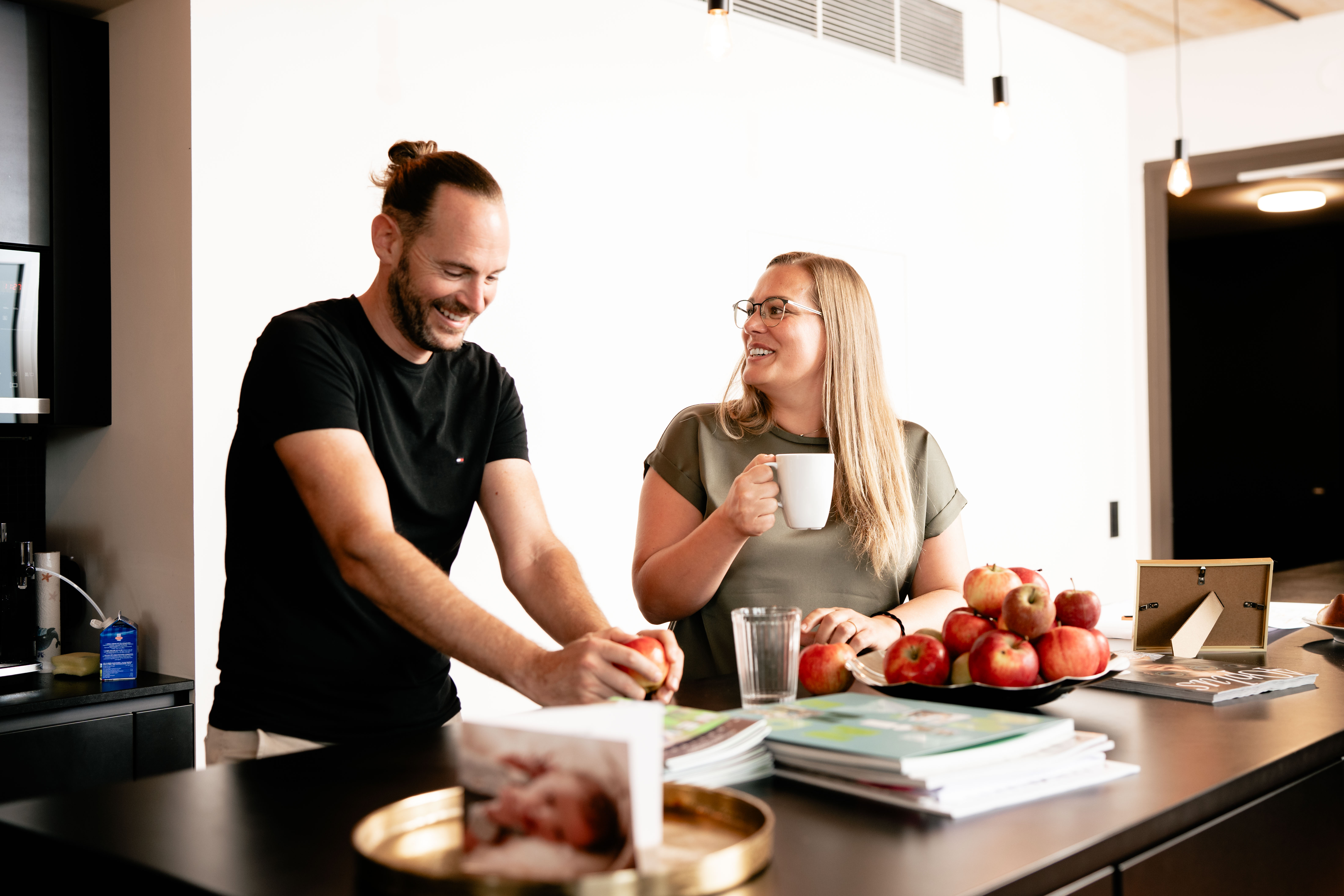 Zwei STSW Kollegen im Gespräch